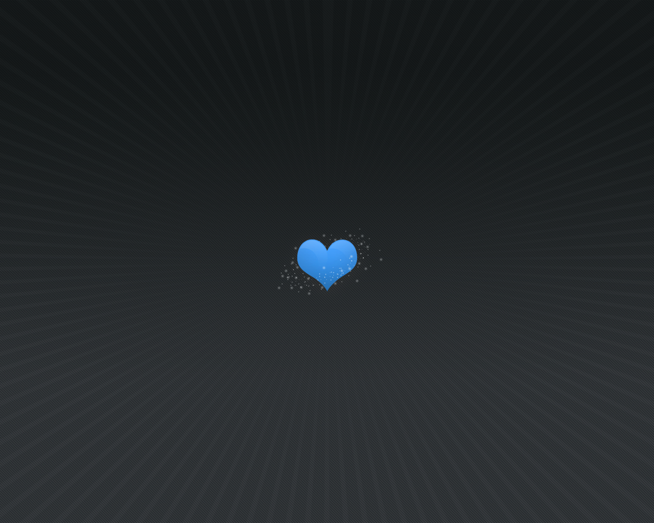 Blue Heart Desktop Pc And Mac Wallpaper