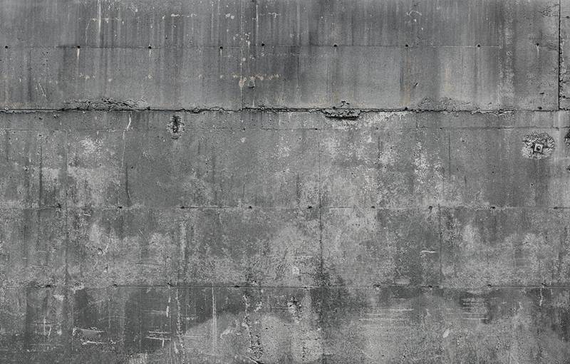 Wallpaper In Unrepeated Raw Concrete Pattern