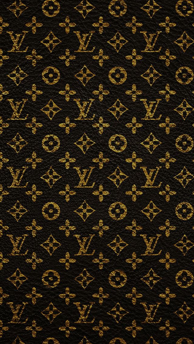 Louis Vuitton Dark Pattern Art iPhone 5s Wallpaper