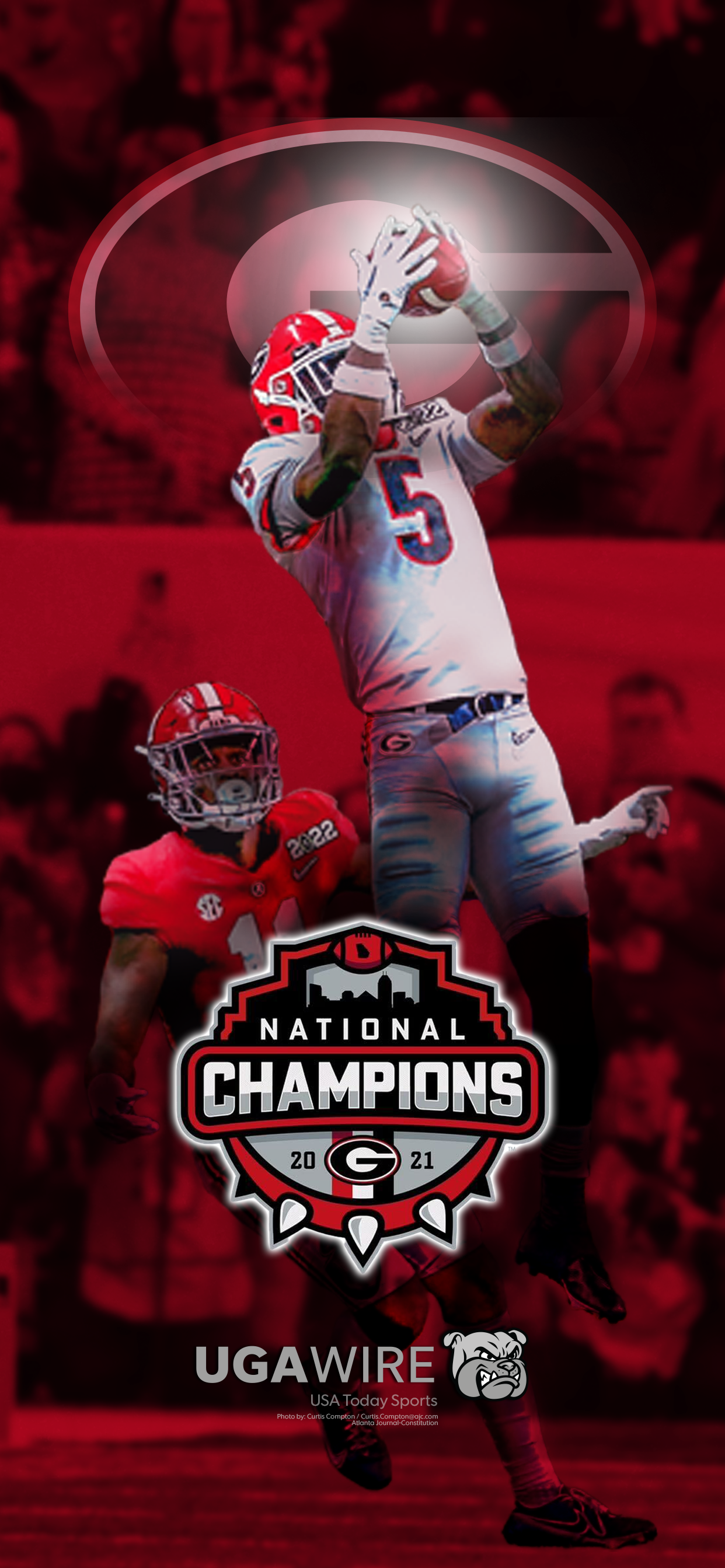 Georgia Bulldogs National Champions Able Wallpaper