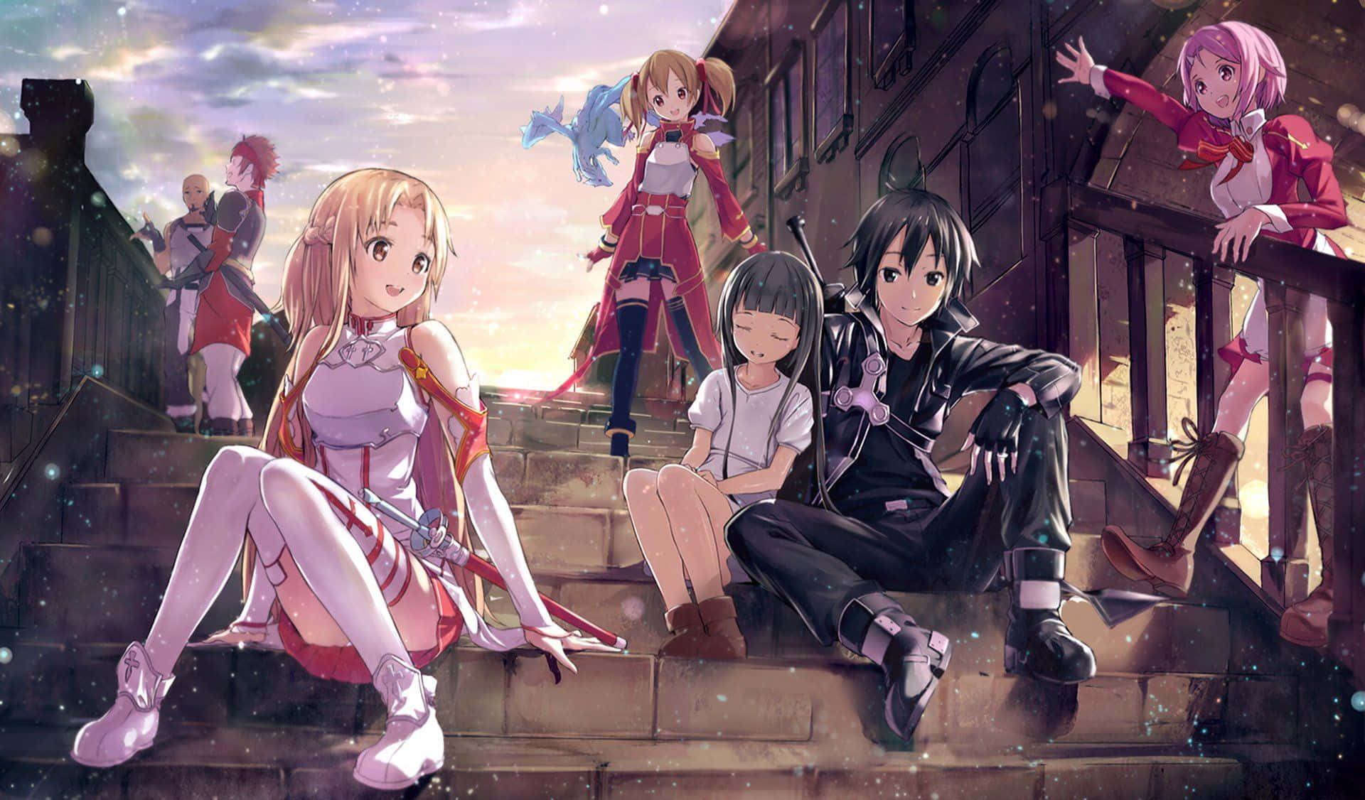 Unlock The World Of Virtual Reality With Sword Art Online On Wallpaper