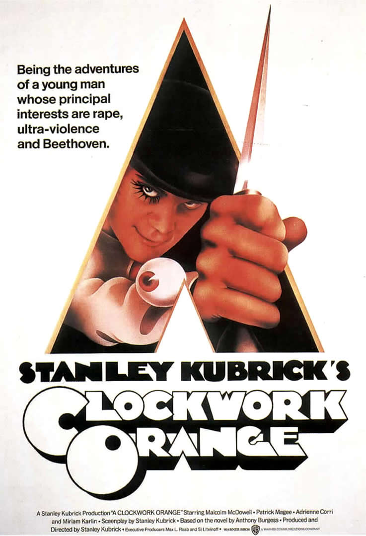 Clockwork Orange Classic Movie Posters Wallpaper Image