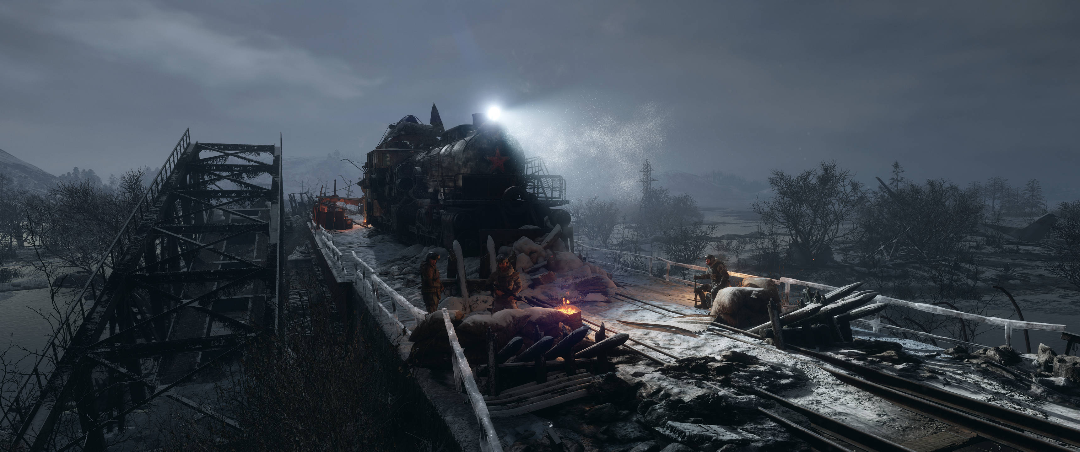 Metro Exodus Wreaked Bridge Wallpaper