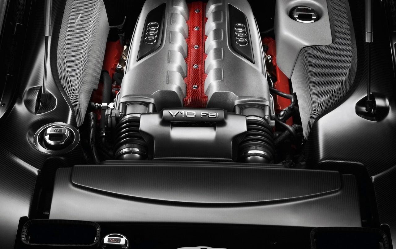 Audi R8 Gt Engine Wallpaper Stock
