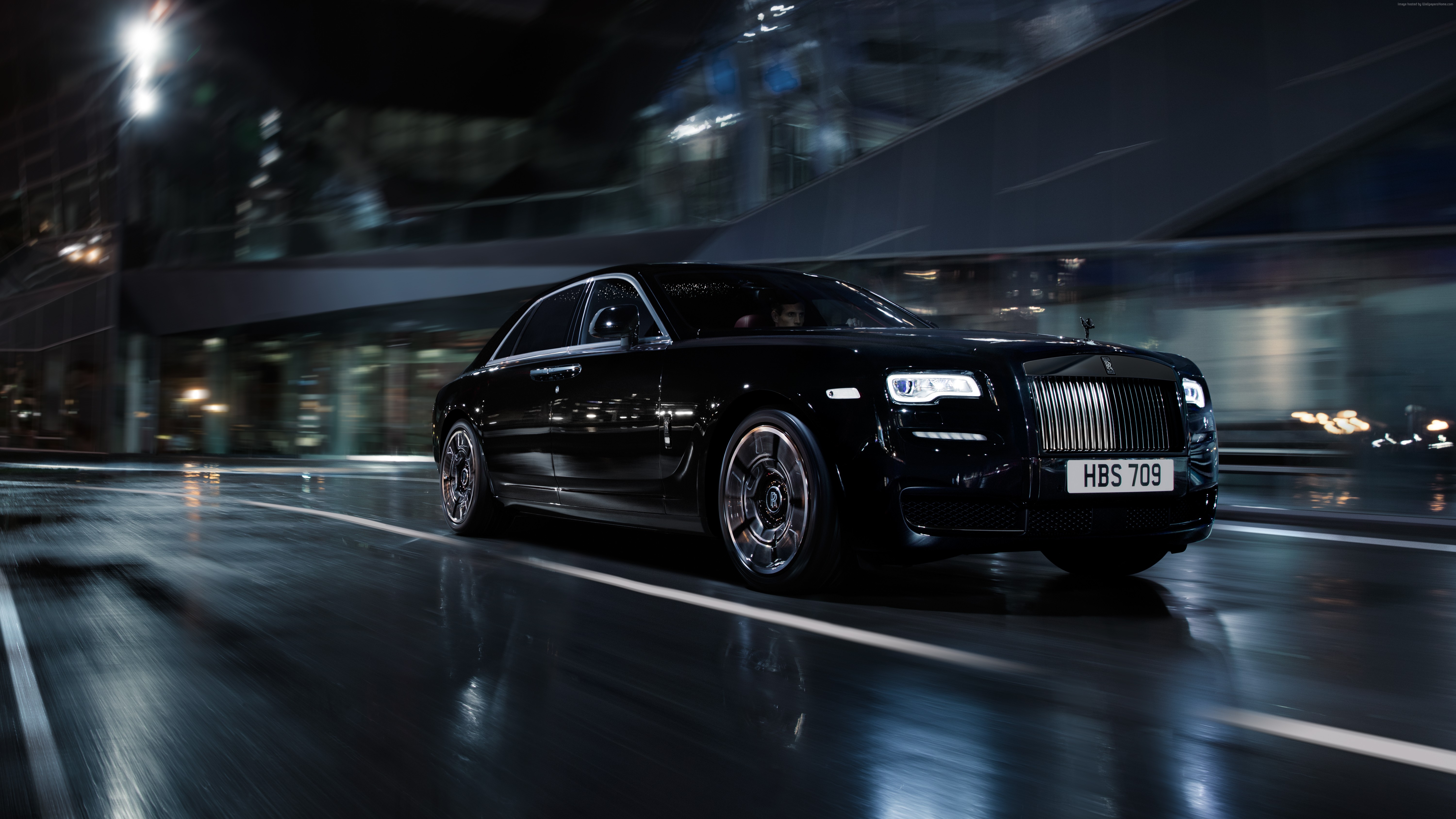 Geneva Auto Show Black Rolls Royce Wraith
