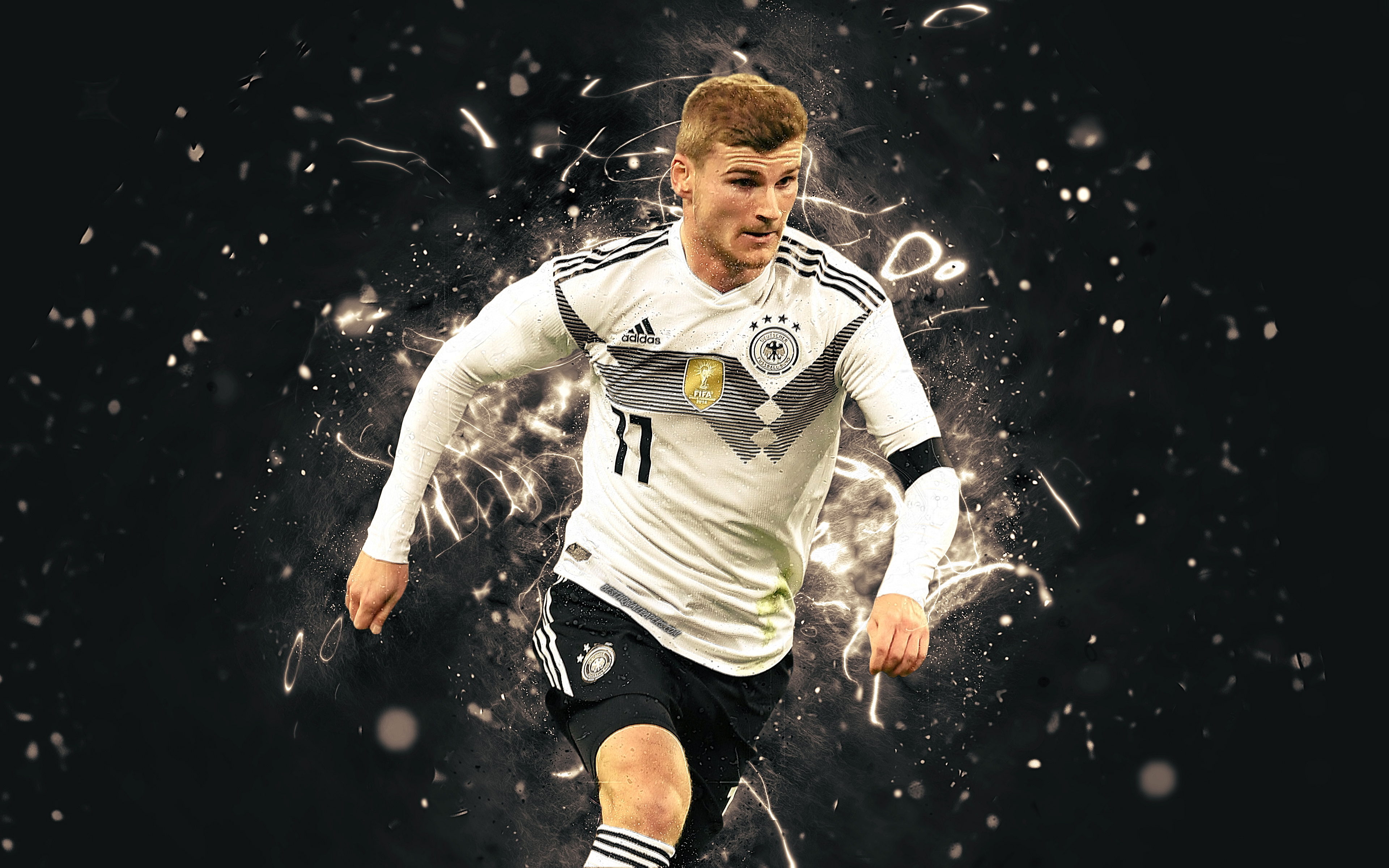Wallpaper 4k Timo Werner Abstract Art Germany