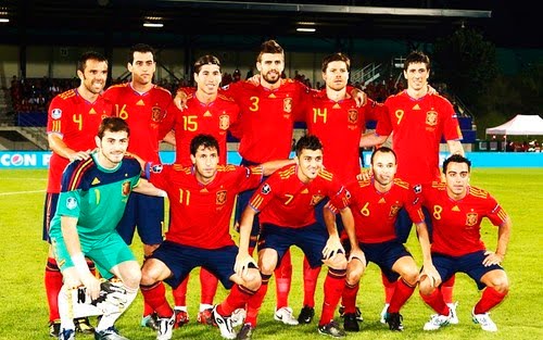 Spain Soccer Wallpaper Spain official team euro 2012