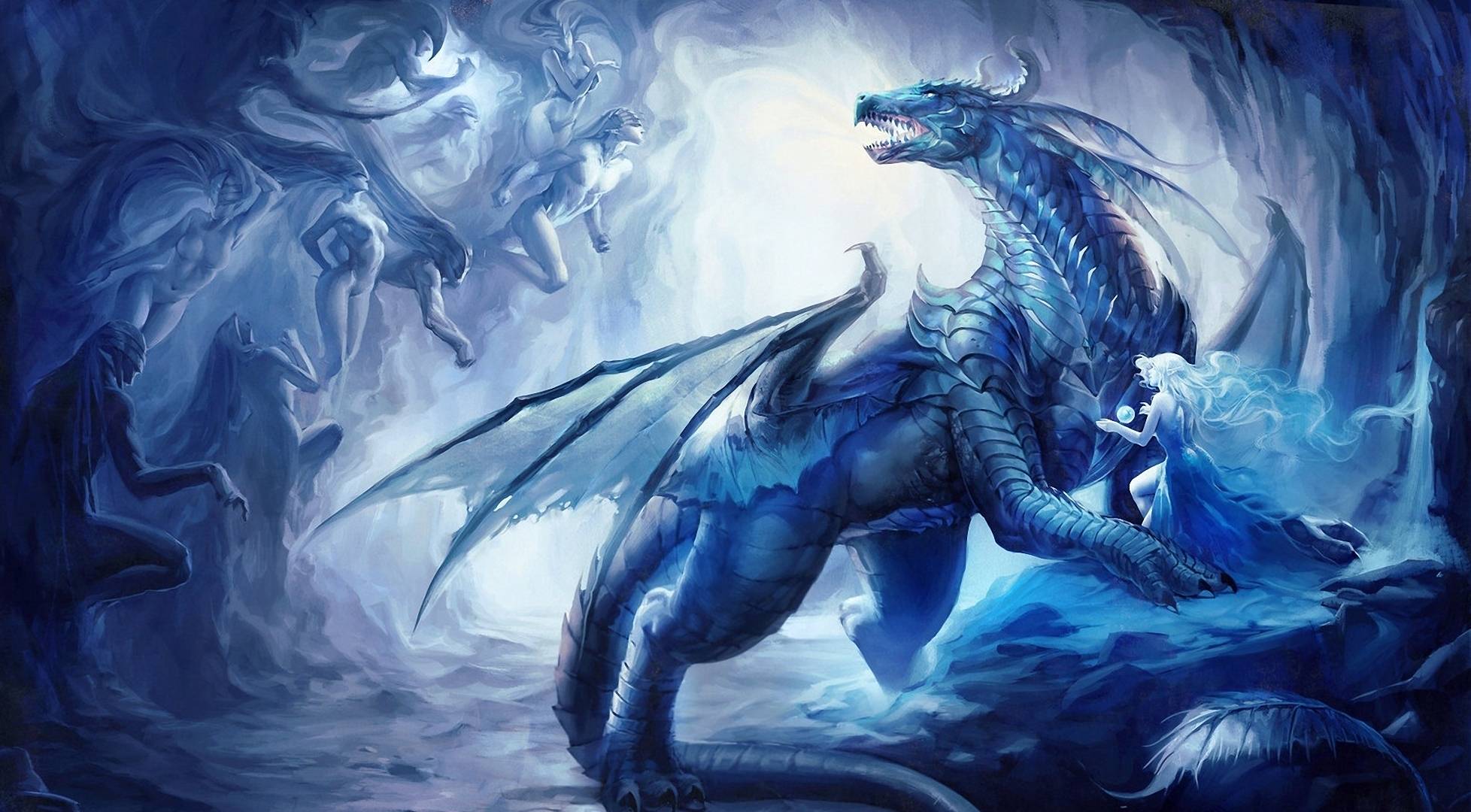 Ice Dragon Wallpaper Top Background
