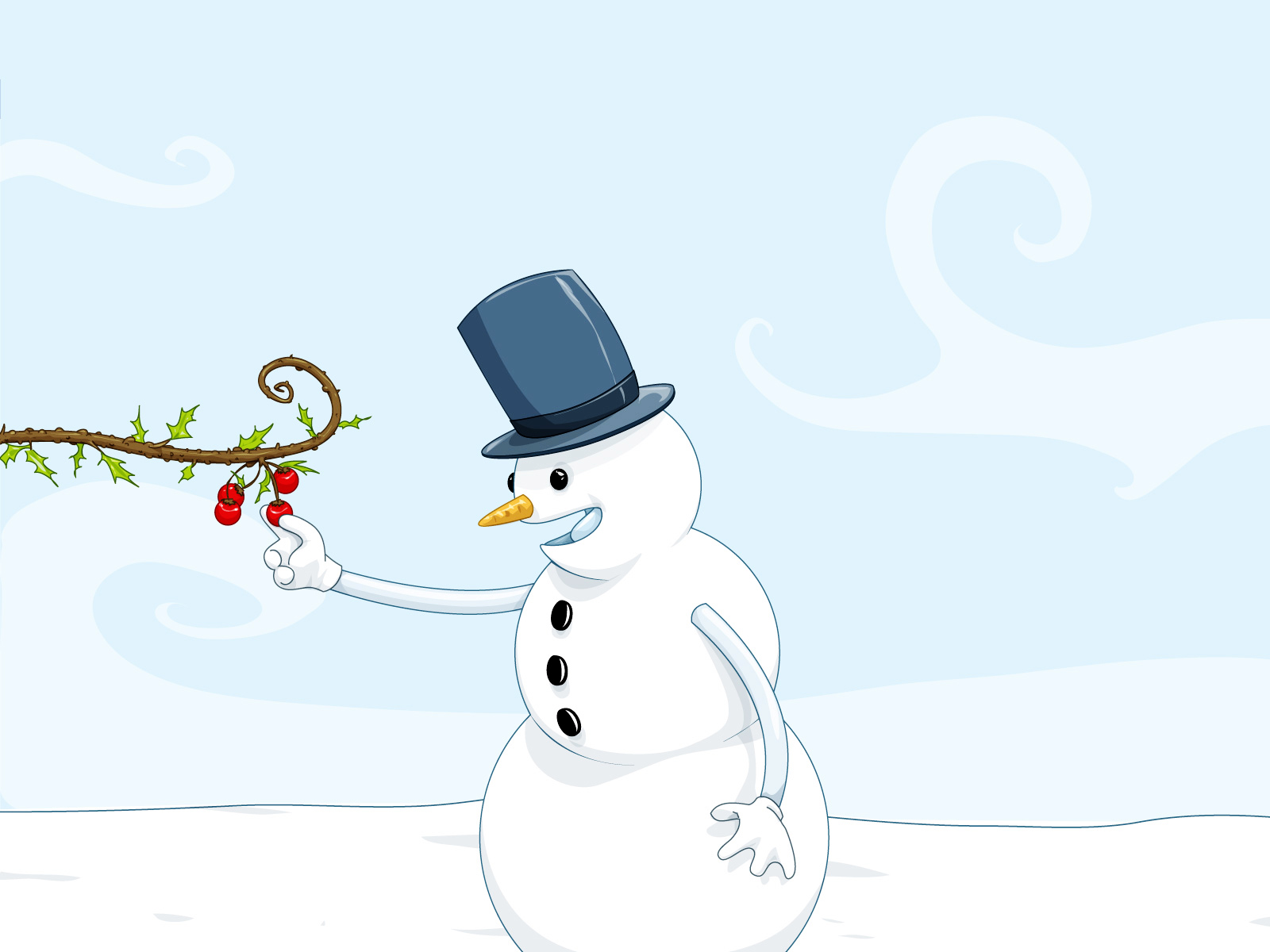 Cute Snowman Winter HD Wallpaper In For