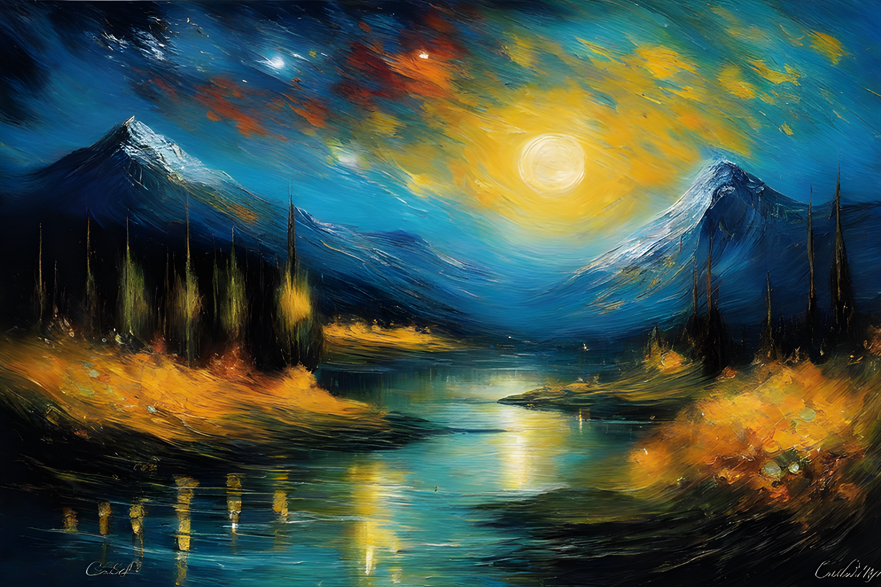 Artistic Oil Painting HD Wallpaper And Background