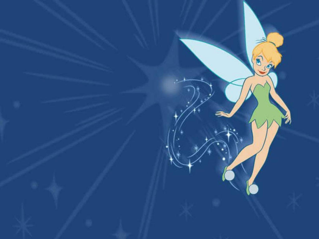 Pink Tinkerbell Background Image