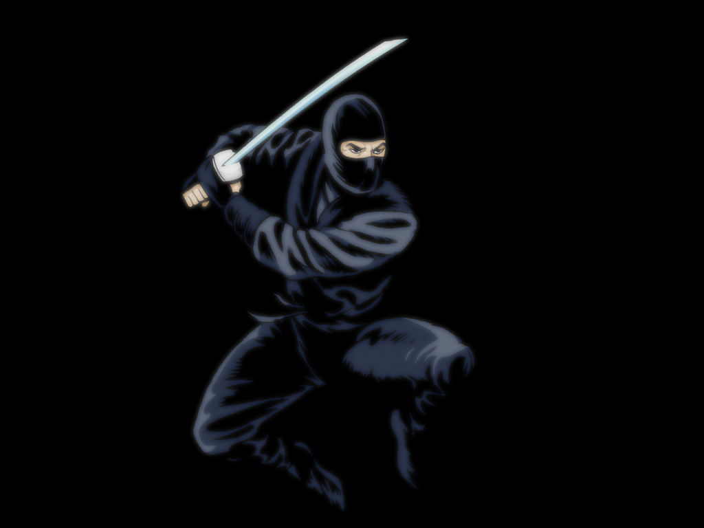 Ninja Wallpaper Pockie Black