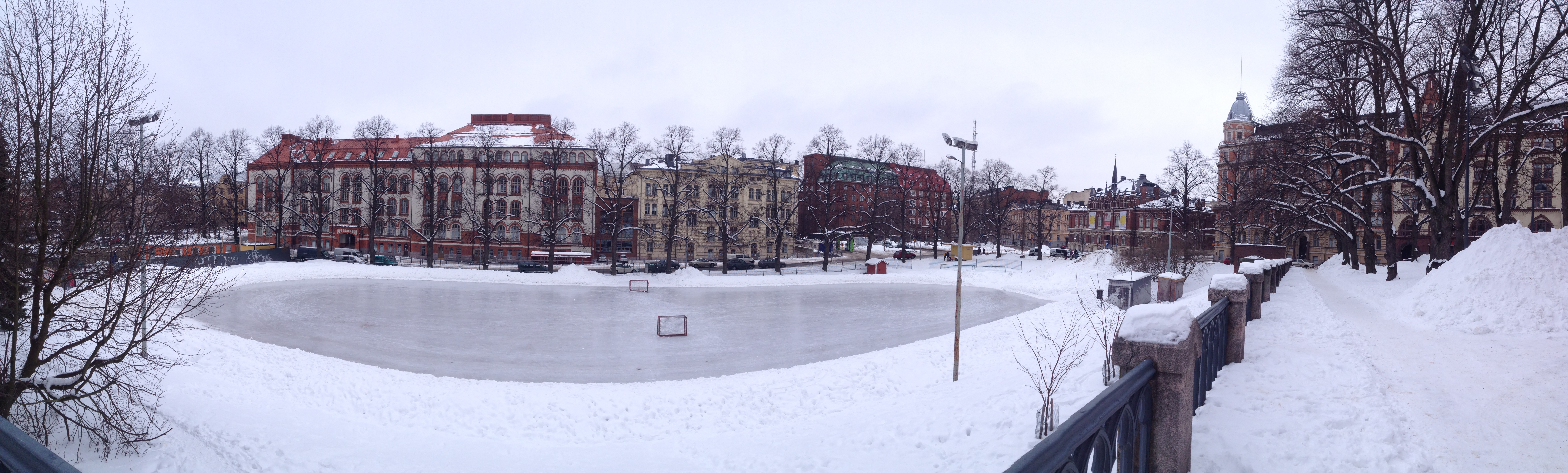 Pond Hockey Wallpaper In Helsinki Image