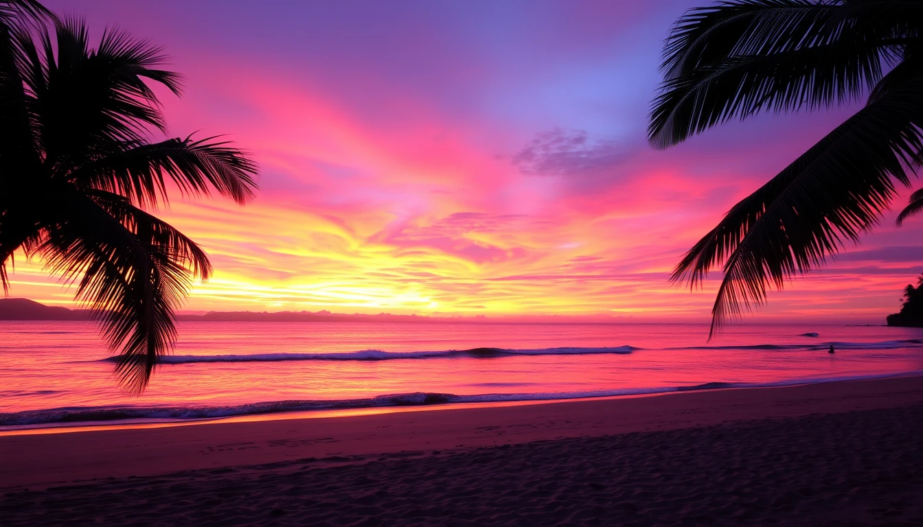 Sunset Beach Wallpaper