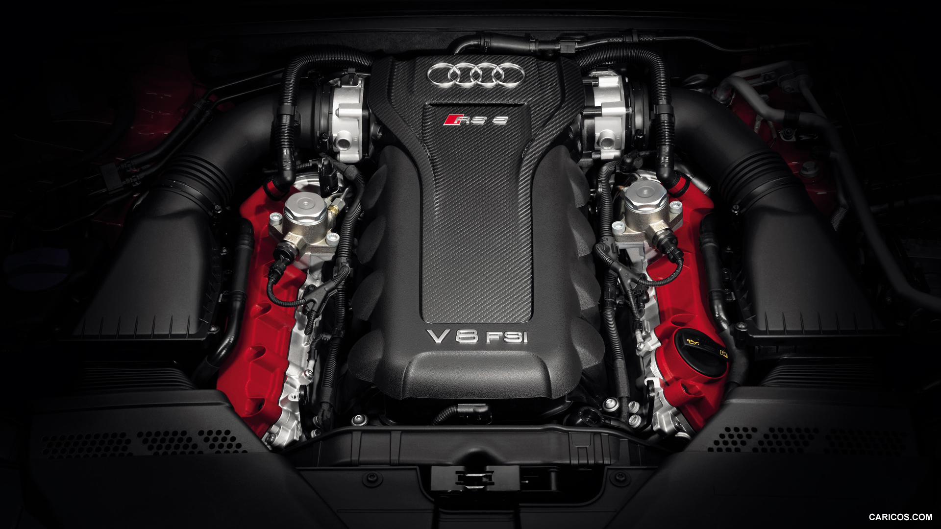 Audi Rs5 Cabriolet Engine HD Wallpaper