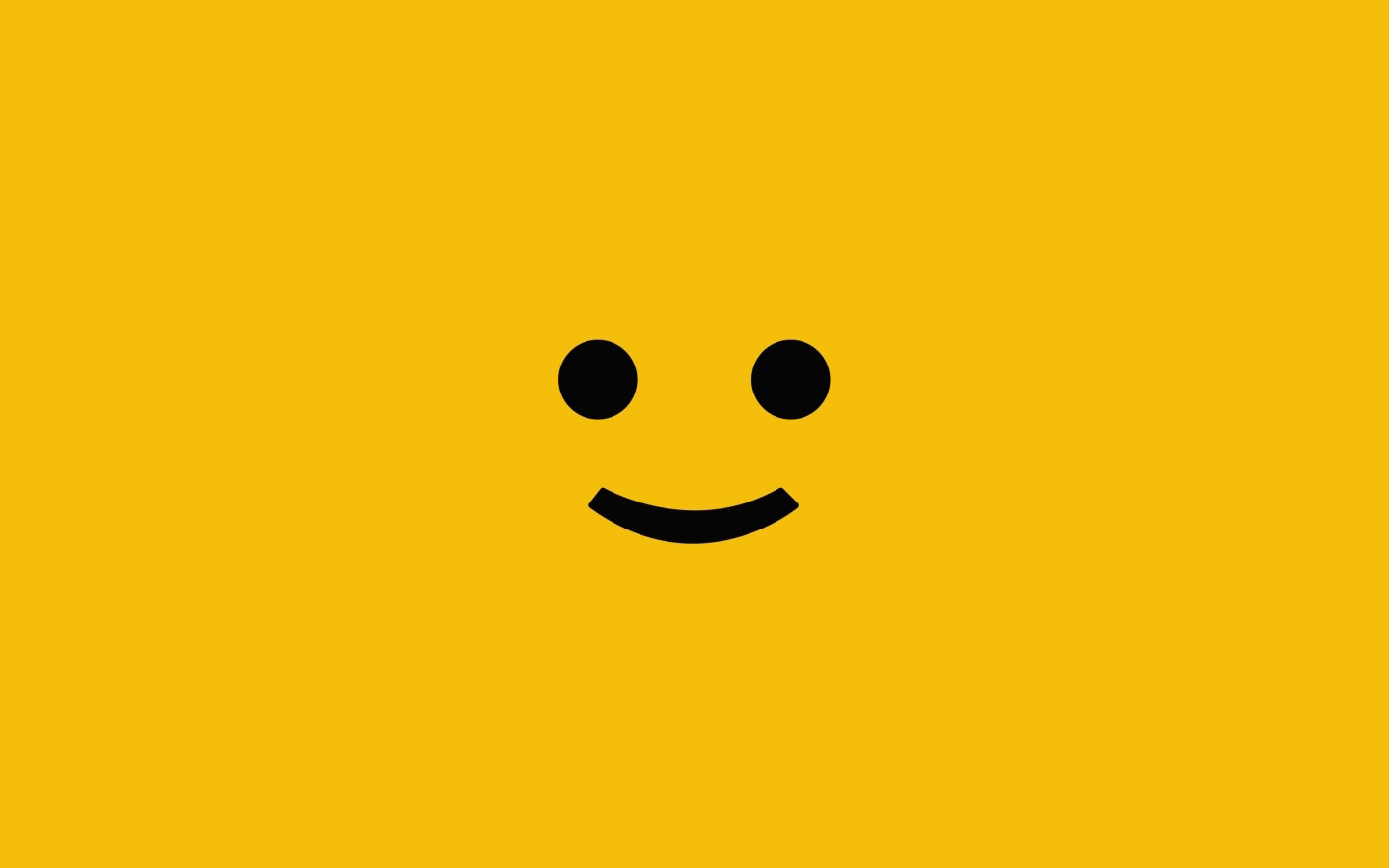 Wallpaper Happy Face Yellow