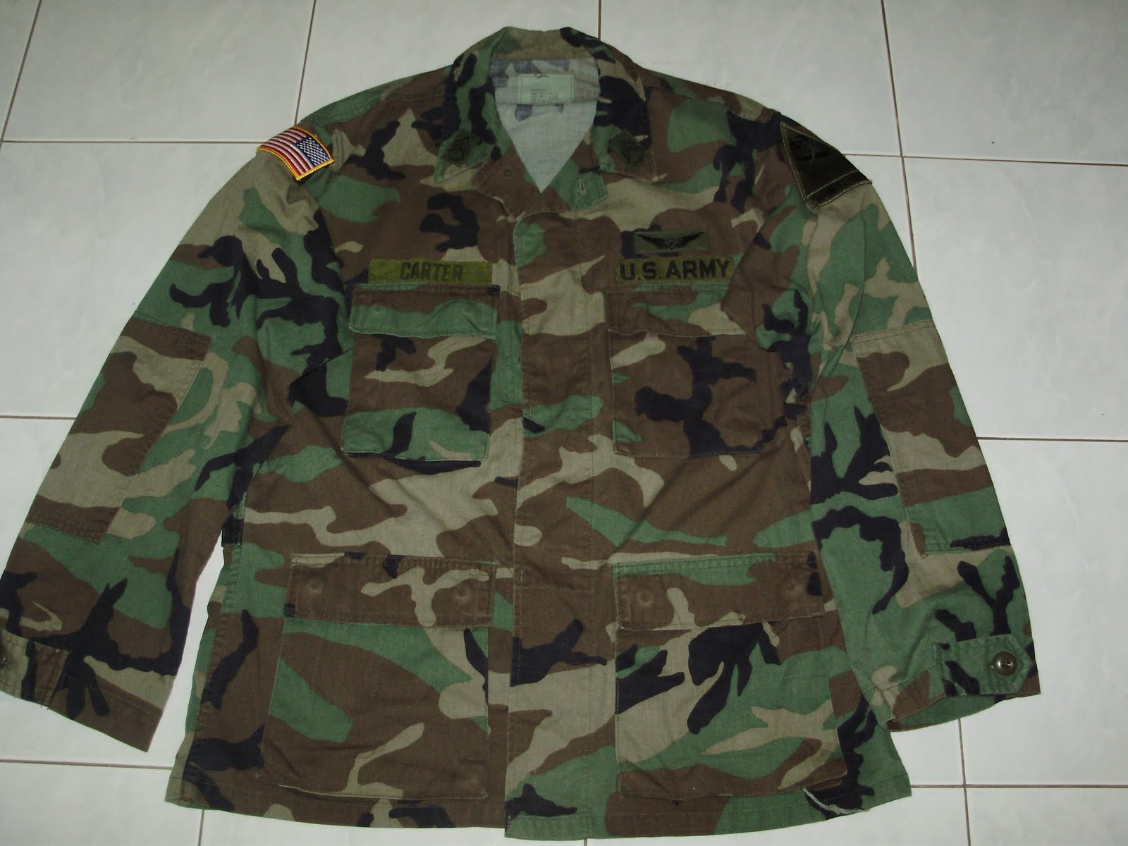 House Of The Brave Us Army Woodland Camo Shirt Genuine Military