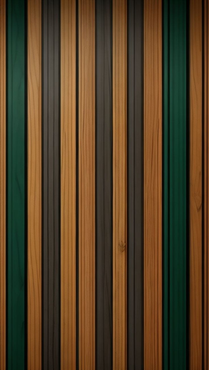 Green And Brown Striped Wallpaper