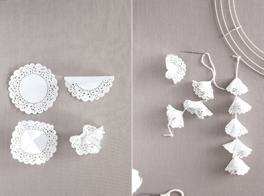 DIY Paper Doily Craft Ideas from Martha Stewart Weddings   The