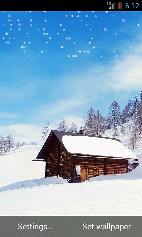 Snow Fall Live Wallpaper Applications Android Et Tests Androidpit