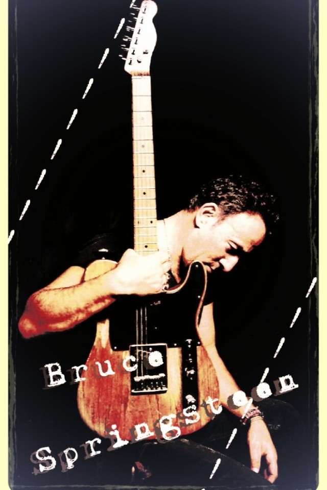 Free Bruce Springsteen iPhone wallpaper