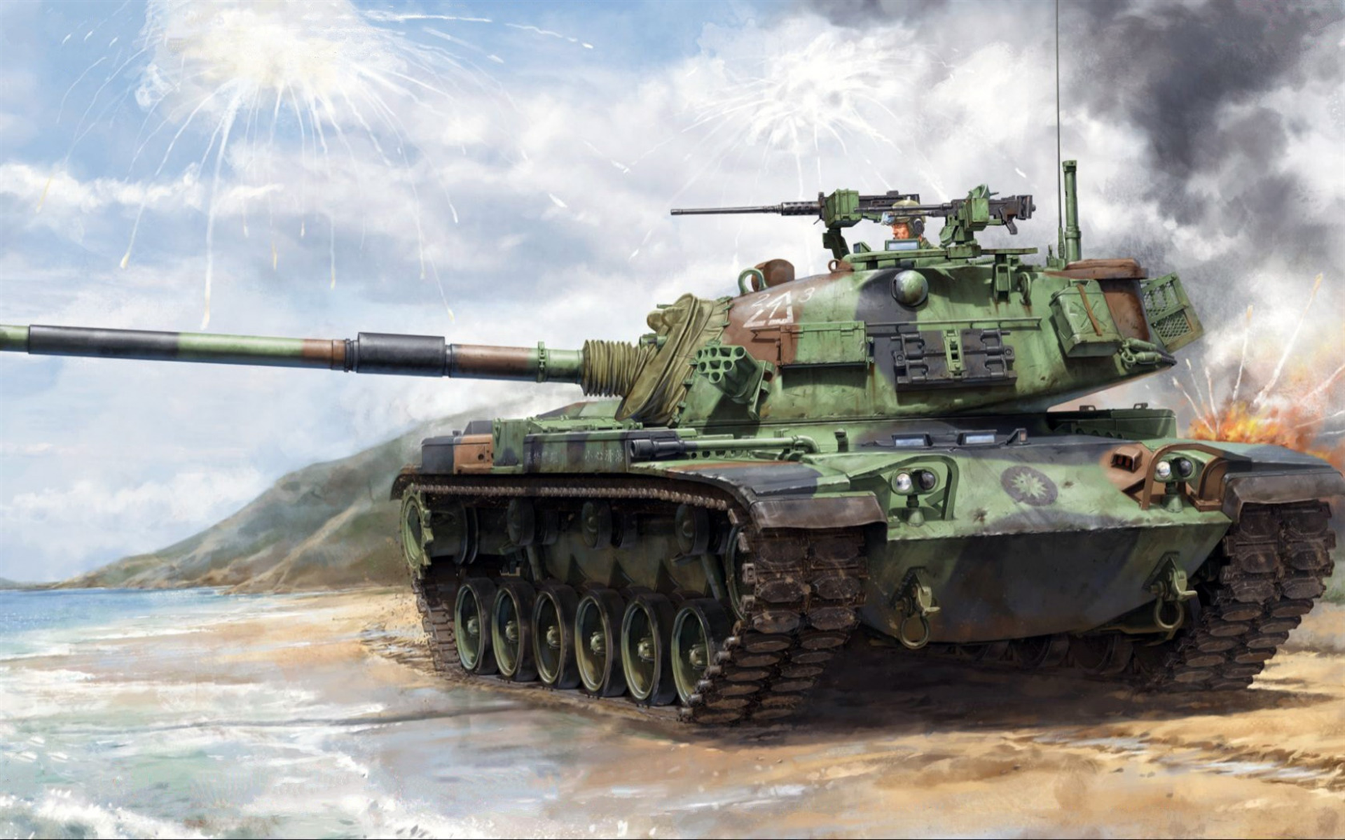 Wallpaper Cm Brave Tiger Main Battle Tank Mbt