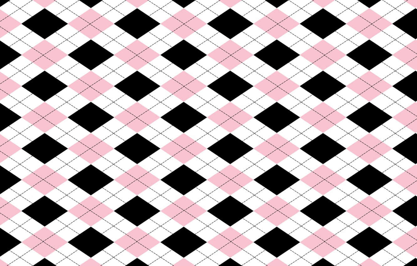 Pink Black And White Wallpaper
