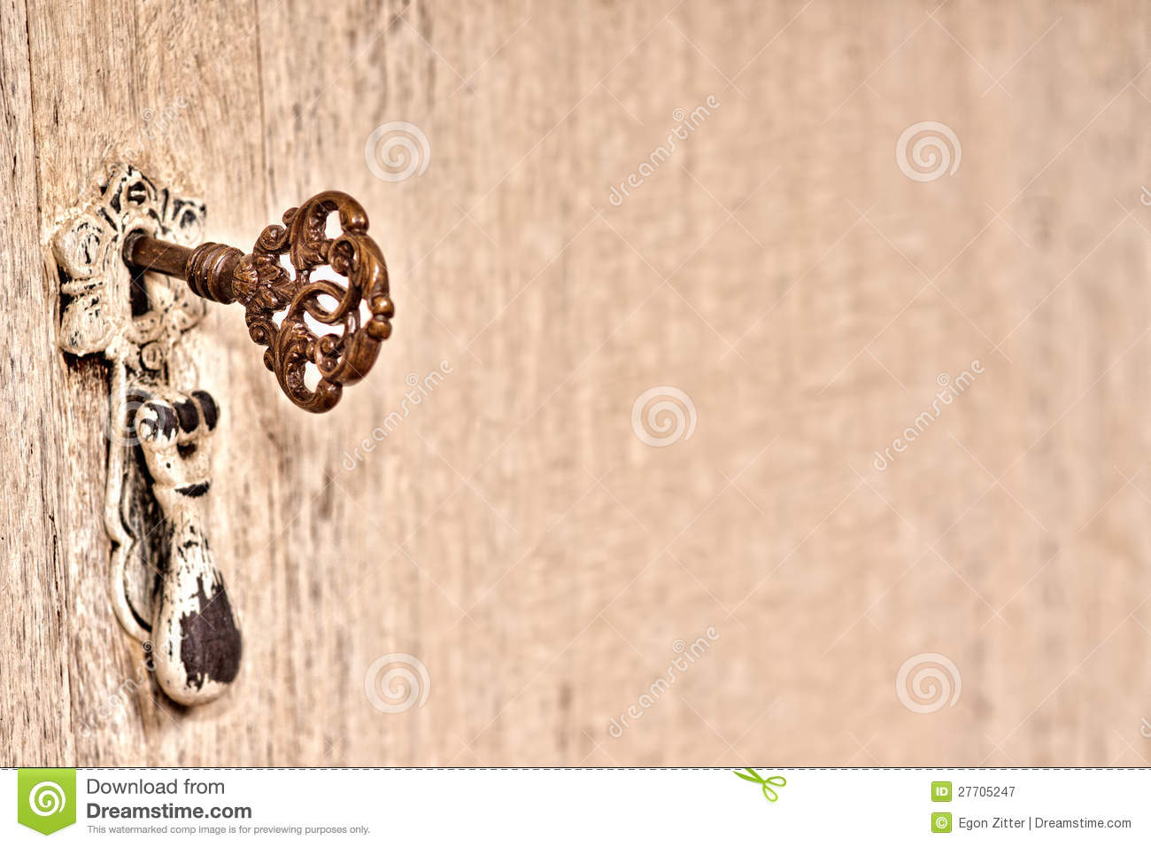 Old Cupboard With Key Background Stock Photo Megapixl