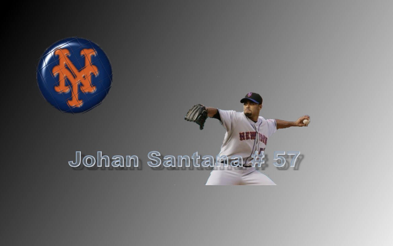 Johan Santana Desktop Wallpaper The World Revolves Around the Mets