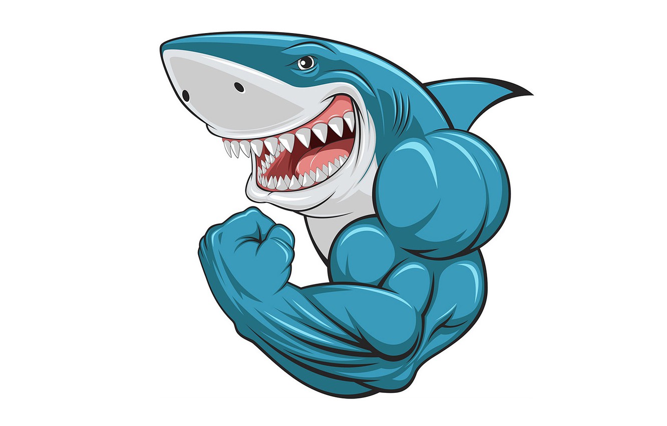 Wallpaper Shark Mouth Muscles Biceps Image For Desktop