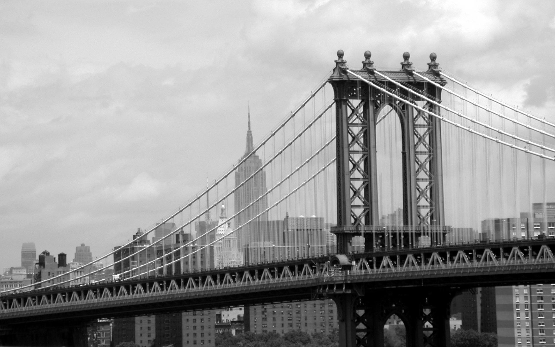 Manhattan Bridge Cool Background