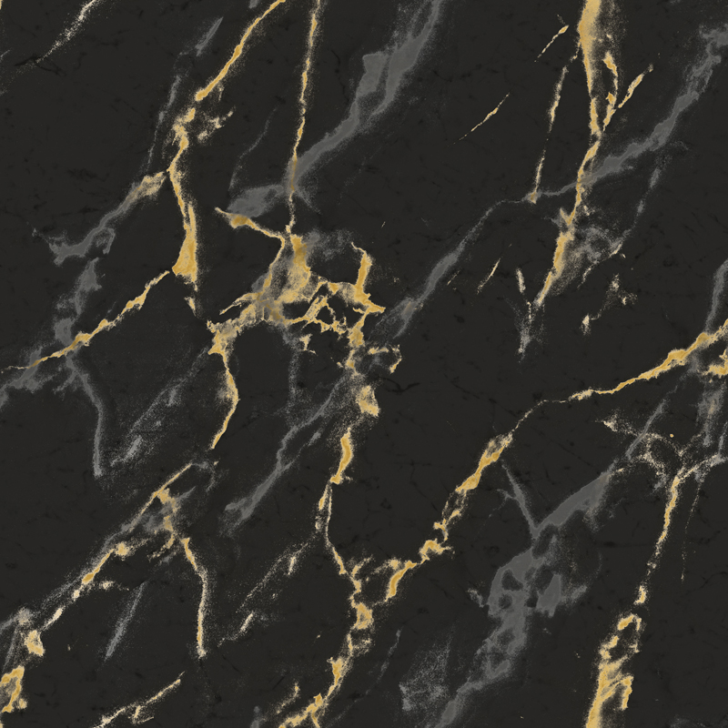 Marble Effect By Brewers Black Gold Silver Wallpaper Direct