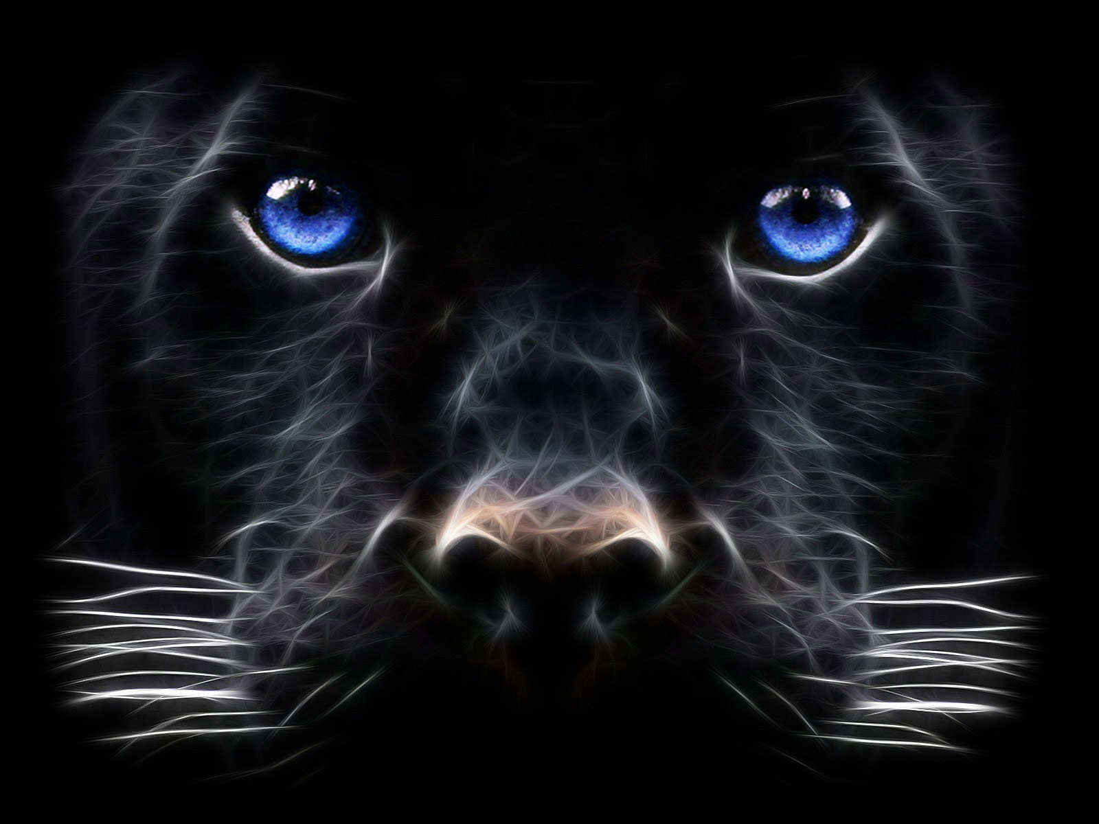 Black Panther Big Cat Digital Art HD Wallpaper