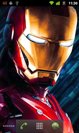 Bigger Iron Man Live Wallpaper For Android Screenshot