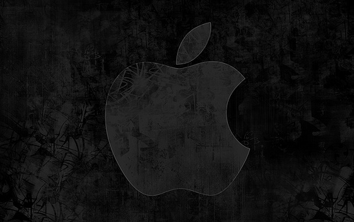 Apple Black Graffiti Wallpaper Flickr   Photo Sharing 500x313