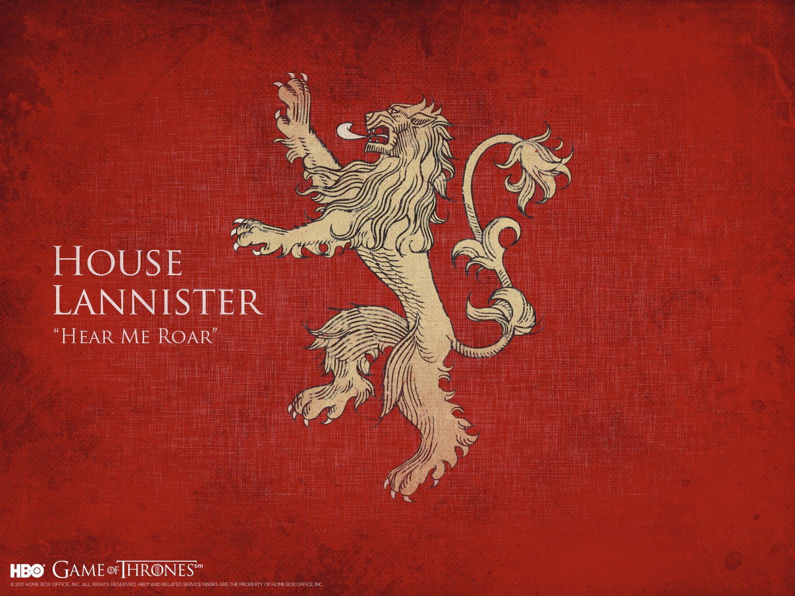 1600x1200px House Lannister Sigil Wallpaper