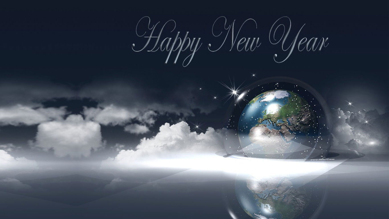 New Year 2013 HD Wallpapers Everyhour HD Wallpaper 1366x768