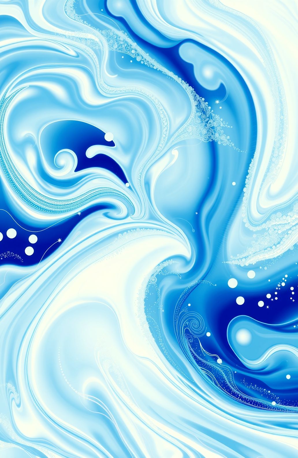 Abstract White Blue Wallpaper