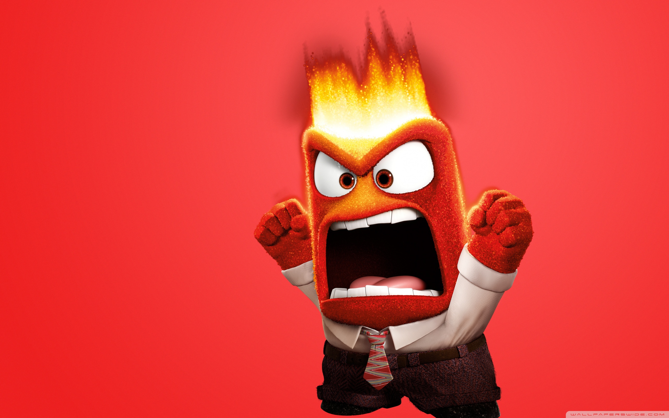 Inside Out Anger Disney Pixar 4k HD Desktop Wallpaper