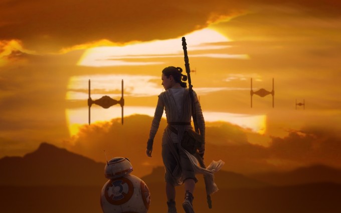 Rey Bb Star Wars The Force Awakens Wallpaper Desktop Background