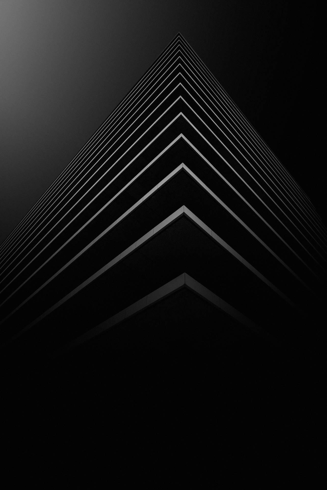 Download Black IPhone AMOLED Architecture Wallpaper