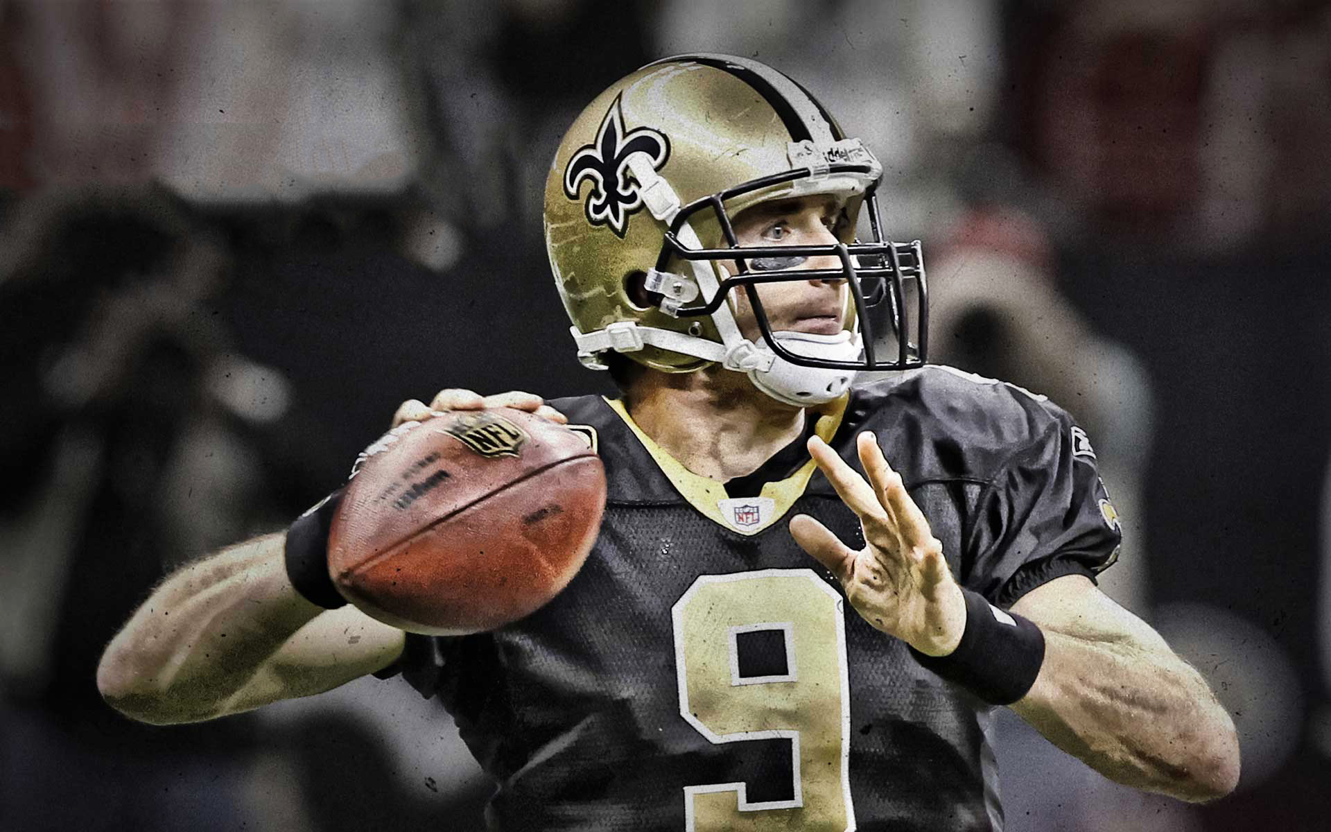 Drew Brees New Orleans Saints Jersey For Wallpaper