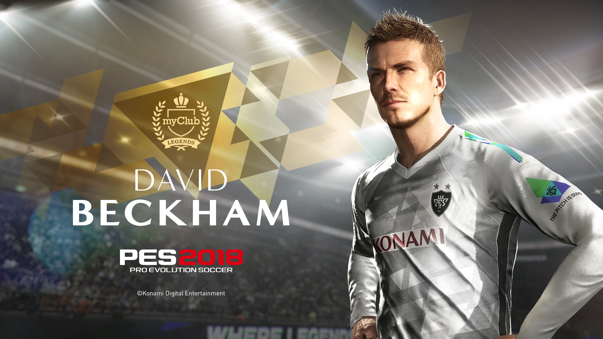 Konami Sign Exclusive Deal With David Beckham Pes Pro