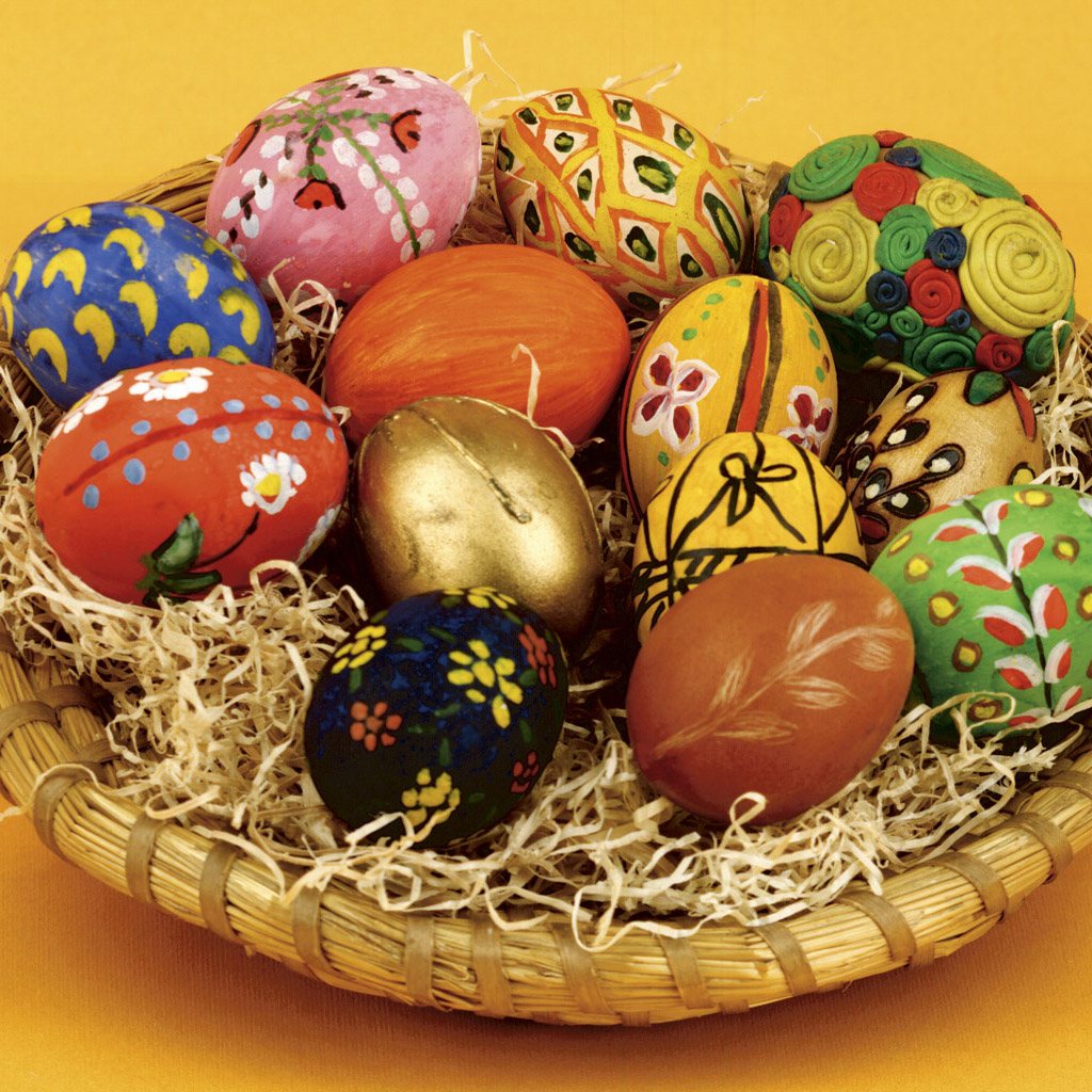 Easter Decoration Eggs Wallpaper