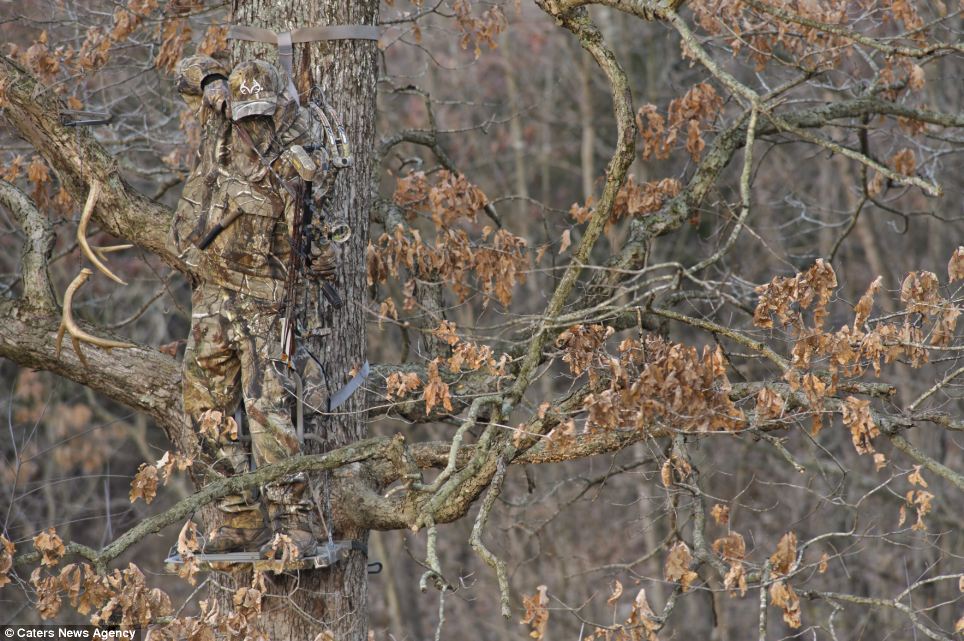 The human Predators Hunter designs camouflage suits that make wearers
