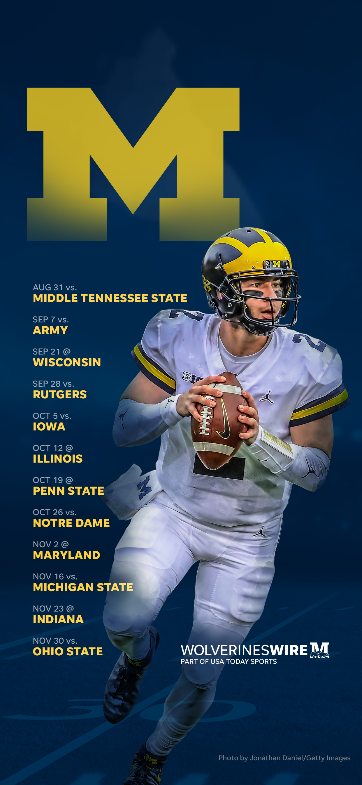 Michigan Wolverines Football Schedule Able Wallpaper