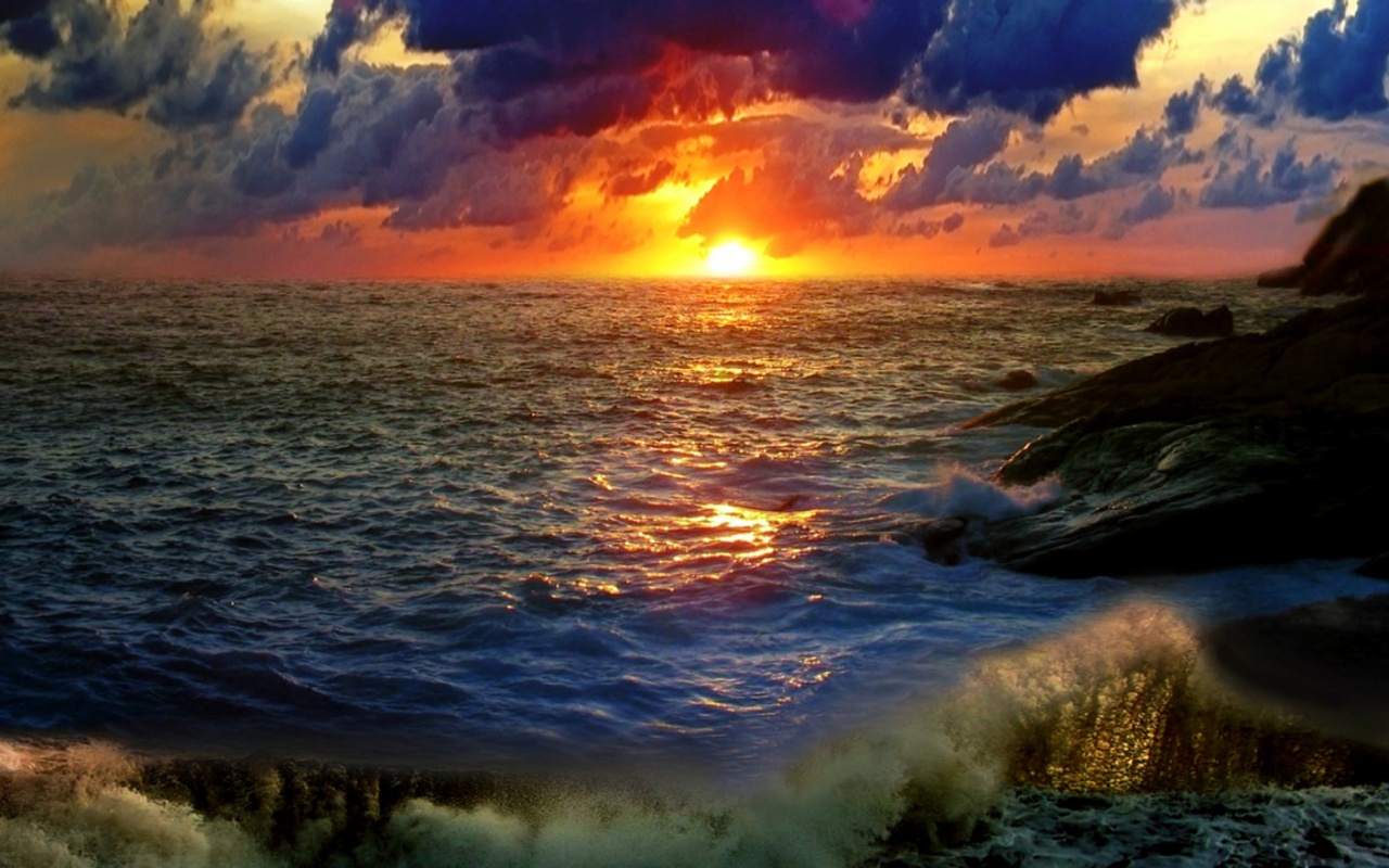 Super Cool Picture Peisaje Desktop Sunrise Sunset Wallpaper
