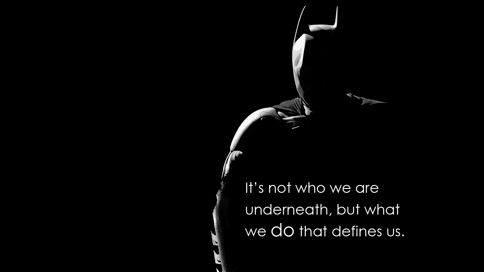 Made Another Batman Wallpaper With One Of My Favourite Quotes