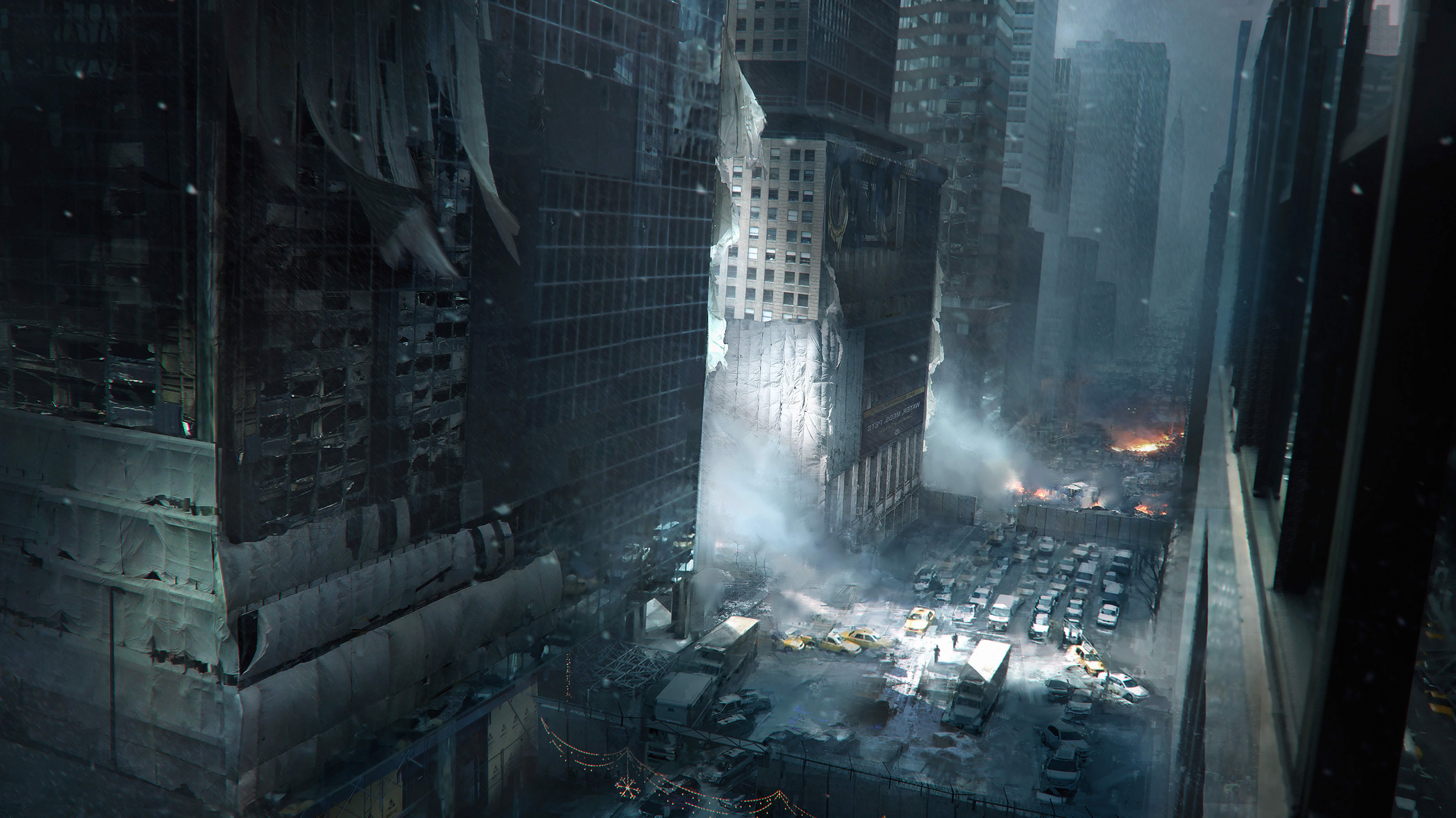 The Division Gets Amazing 5k Resolution Wallpaper Playstation