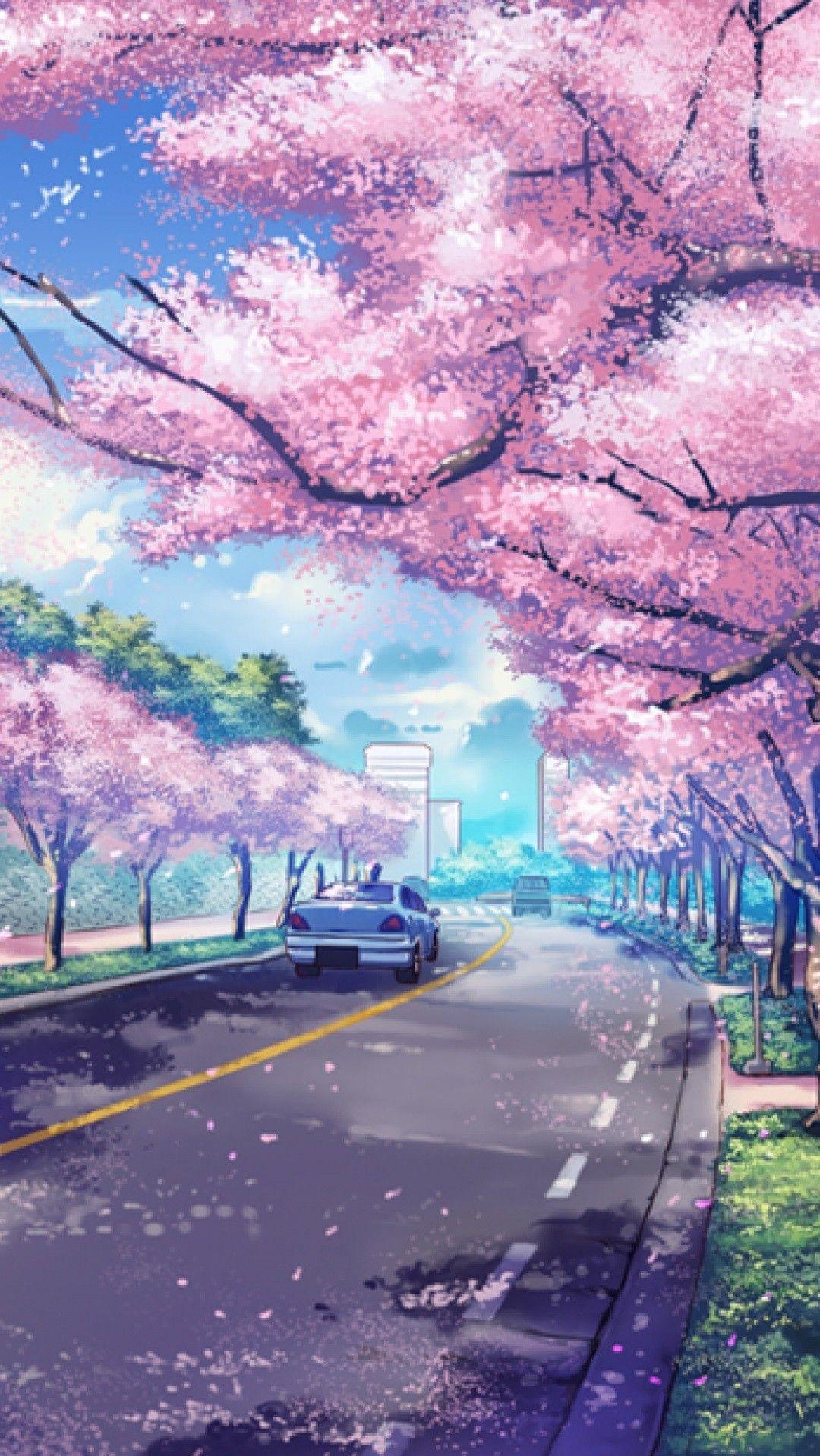 Aesthetic Anime iPhone Wallpaper